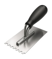 10mm notched trowel for applying adhesive to ceramic tiles in living spaces.