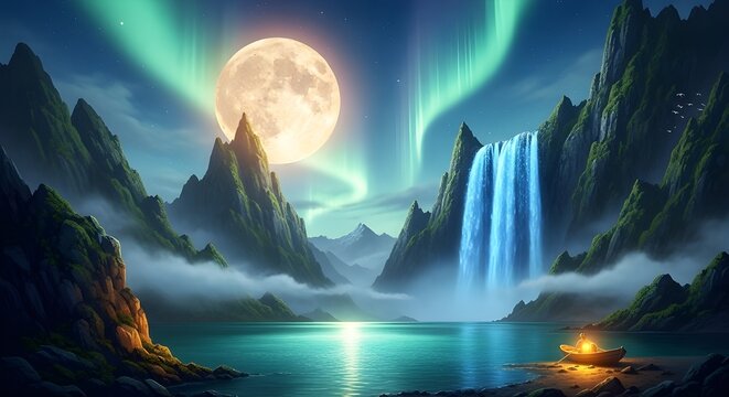 Ethereal Falls of Lumina