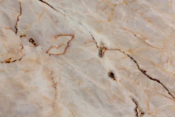 Wandcirkels plexiglas Marmer Clear-cut beige marble texture in gentle tone.  © Dmytro Synelnychenko