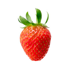 strawberry on white background,Juicy strawberry isolated on white backgroud white Clipping path.