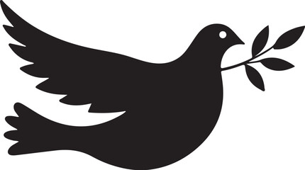 Obraz premium Peace Bird Silhouette Pack