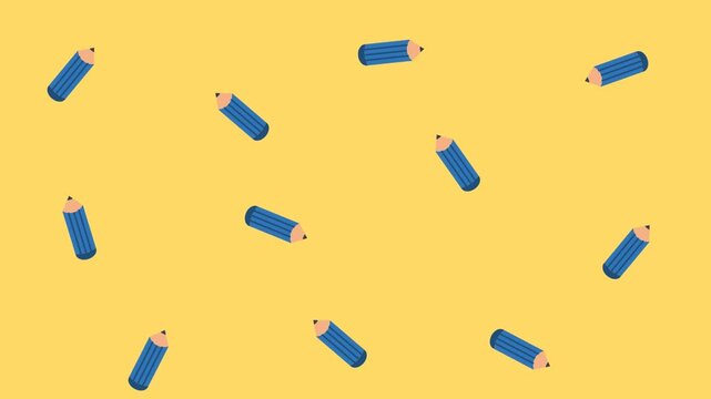 seamless pattern with pencils