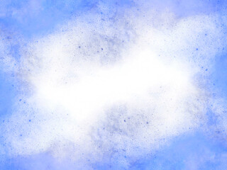 Abstract glowing blue smoke or mist texture, digitally painted on tablet. Mysterious luminous fog background with fantasy and cosmic atmosphere..