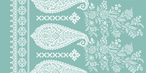 Ethnic Motifs Ikat floral paisley embroidery floral. ikat Saree Sarong oriental pattern traditional.Ikat embroidery style abstract embroidery design for texture,fabric,clothing,wrapping,decoration	
