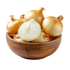 bunch of onion isolated on transparent background