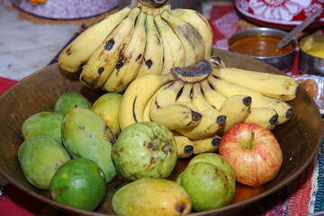 Fruit's offered to God during Pooja in Hindu Culture and Tradition