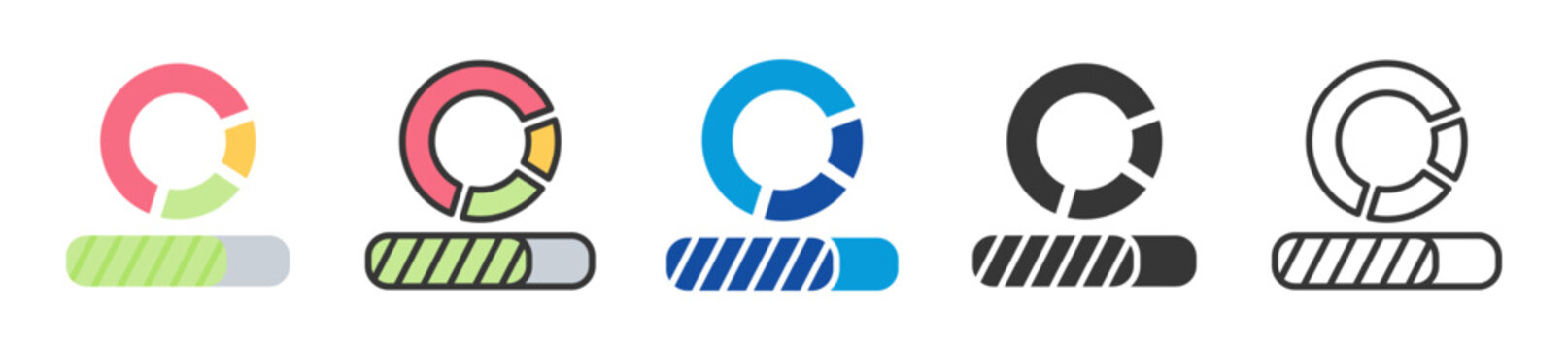 bootloader icon set multi style various collection
