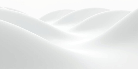 Soft white silk fabric texture background with flowing light curve pattern