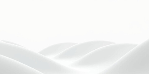 Abstract white paper background with futuristic blue and gray waves texture for business and technology design