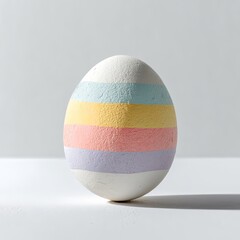 easter egg on white background