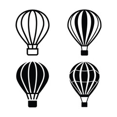 Fototapeta premium hot air balloon vector