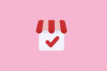 Obraz premium Certified e-commerce safety online shopping