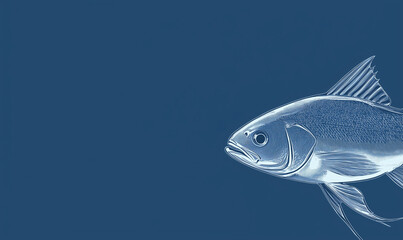 Swimming fish in blue water underwater scene marine life photography tranquil environment close-up view nature concept