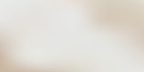 Smooth beige gradient background. Soft neutral liquid wallpaper. Universal nude color texture for banner, flyer, presentation. Abstract blurred backdrop cover. Vector illustration