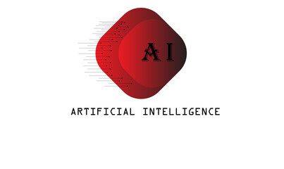 Modern Artificial Intelligence Logo Design Concept