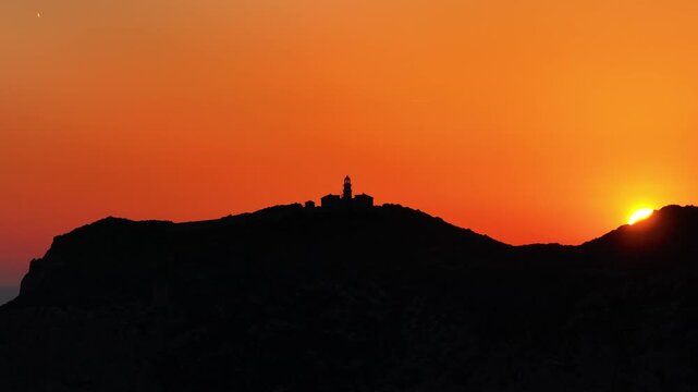 Faro de Llebeig en la Isla Dragonera, Baleares