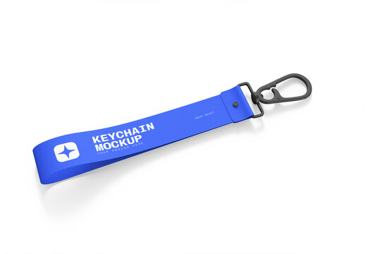 Strap Keychain Mockup