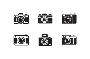 Camera icon set, camera photography icon,  photo camera icon,  Photography symbol, vector illustration EPS 10.