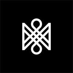 A futuristic MS/SM monogram using structural, interwoven lines. It is highly professional, symbolizing seamless integration, smart methodology, and continuous, strategic movement and support.