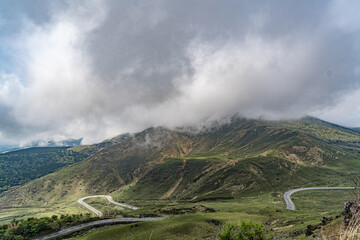 Fototapeta premium mountain landscape with clouds