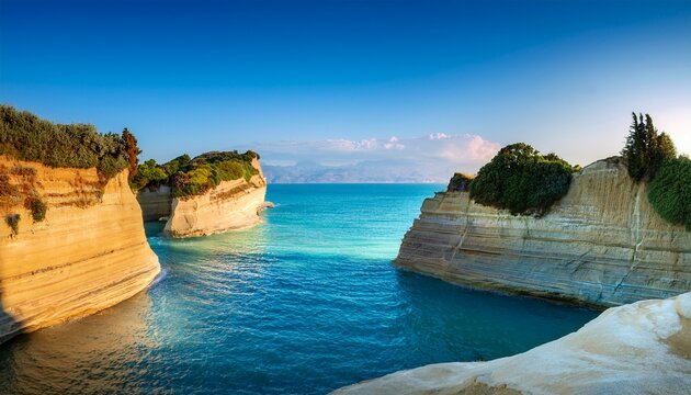 Cape Drastis Near Canal D Amour On Corfu In Greece Greek Town Sidari
