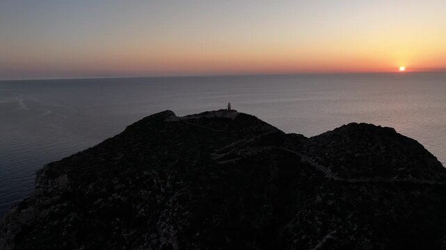 Faro de Llebeig en la Isla Dragonera, Baleares