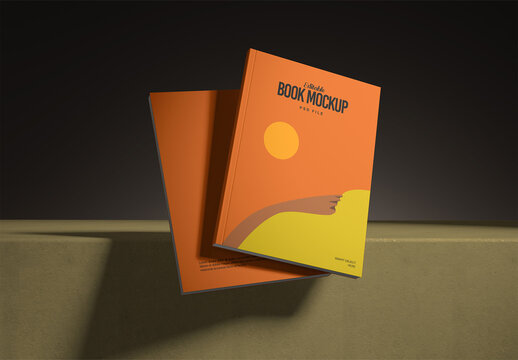 Book Mockup PSD Template