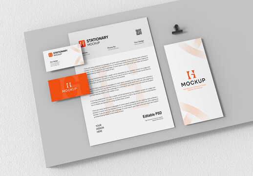 Minimal Stationery Mockup Set