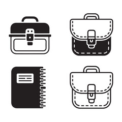 Open book vector silhouette