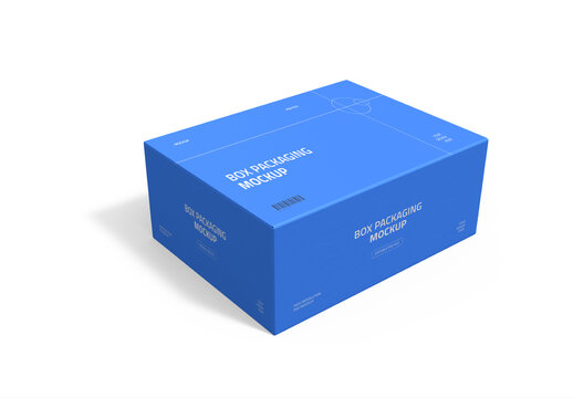 Packaging Box Mockup Template