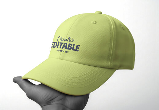 Realistic Cap Mockup with Generative AI