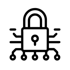 Stock vector lock and key icons illustrate metal security and protection for safe access