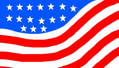 American flag concept celebrating Martin Luther King Jr. Day, symbolizing freedom, equality, and unity in patriotic design.