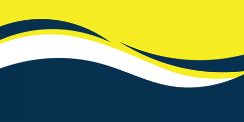 PrintVector white line background curve element with blue space for text and message design, overlapping layers, vector