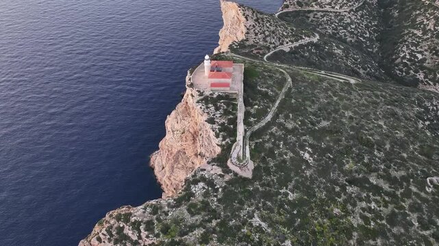 Faro de Llebeig en la Isla Dragonera, Baleares