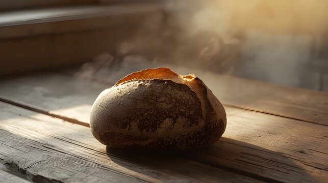 chocolate cake on a wooden table