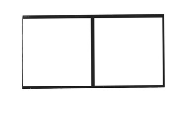 Clean Split Frame with Bold Black Lines