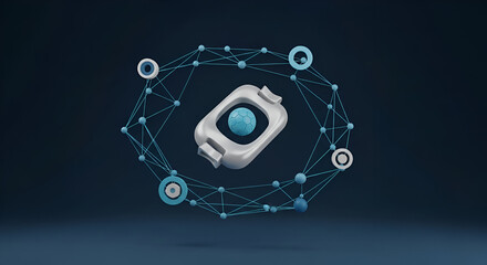 Black stereo music speakers with a vibrant sound wave vector graphic symbolize audio technology and digital design on a neutral background