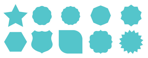 Geometric vector shape