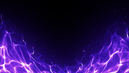 紫の炎のエフェクト背景	