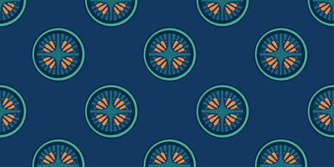 vector illustration decorative oriental pattern for ceramic tiles