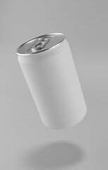 Clean Blank Soda Cans for Label Design Showcase