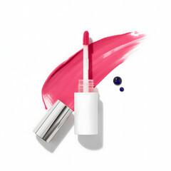Long-Lasting Liquid Lipstick in Vibrant Pink Shade