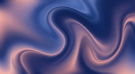 Obraz premium Abstract smooth gradient background with dark blue and light pink colors flowing gently