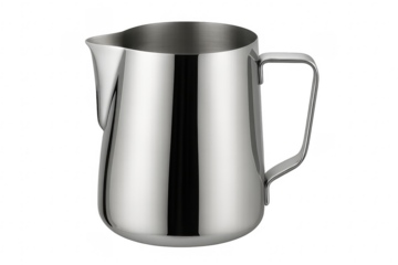 Stainless steel milk pitcher for coffee creating latte art