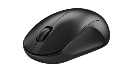 Computer mouse on white background