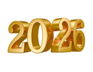 Golden 3d rendered year 2026