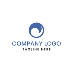 Initial Letter sea waves logo Design Outstanding Creative Modern Symbol  Sign