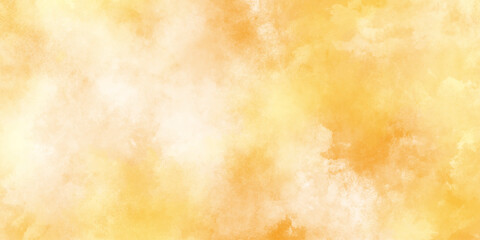 orange watercolor ink stains creating an abstract effect, grunge watercolour illustration, hand drawn wallpaper design for cards, element for digital art and creative graphic design.