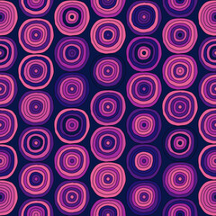 Abstract circle seamless pattern. elements colorful illustrations. Background. for printed material, fabrics, wallpaper, paper. Vector illustration